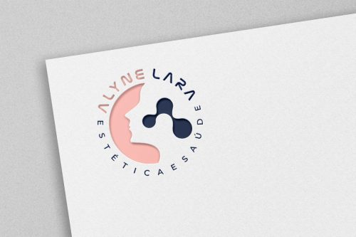 Aline Lara - logotipo